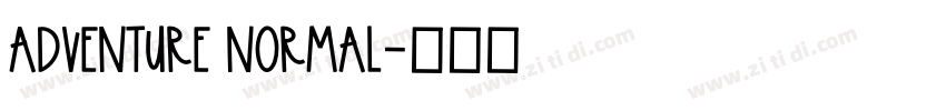 Adventure Normal字体转换